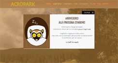 Desktop Screenshot of acropark.it